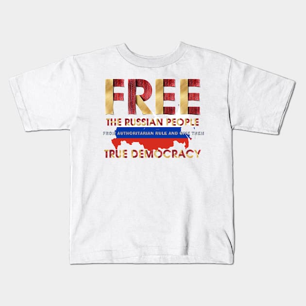 Free Russian People Kids T-Shirt by teepossible